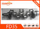 닛산 ED33 FD35T 12200-T9000 12200-01T00를 위한 무쇠 엔진 크랭크축