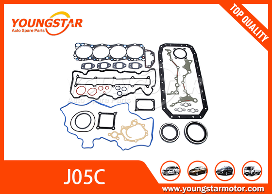 온도 내성 물질을 가진 Hino J05C 엔진에 대한 전체 가스켓 세트 OEM 04010-0689